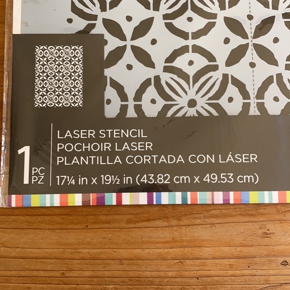 🆕 Laser Stencil “Batik Print” for DIY Projects 1pc 17.25” x 19.5” - Picture 2 of 11